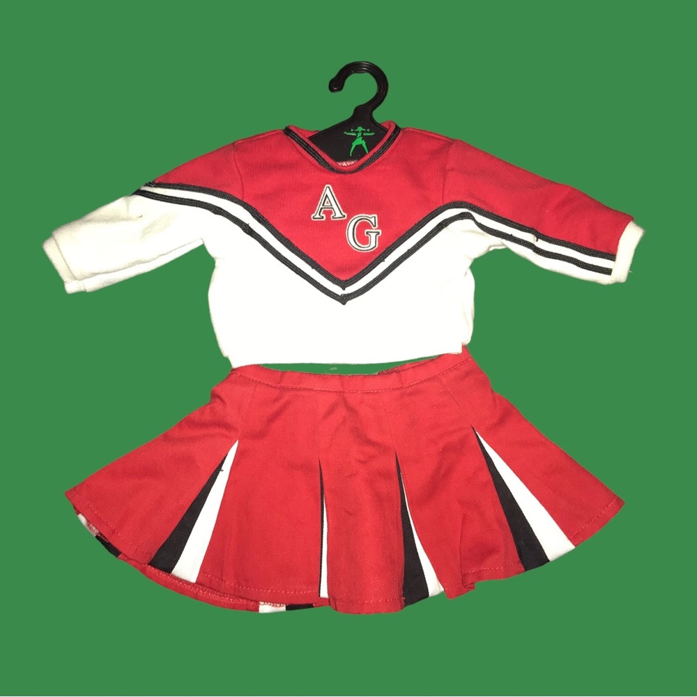 An American Girl Doll Cheerleading Outfit
